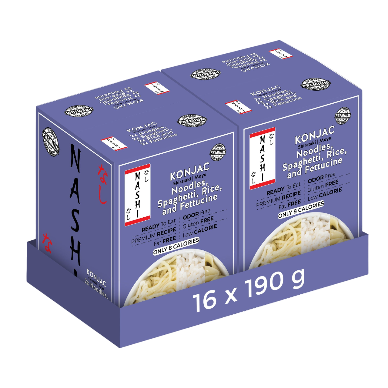 Nashi Konjac Shirataki Mix Pack (8×190g)