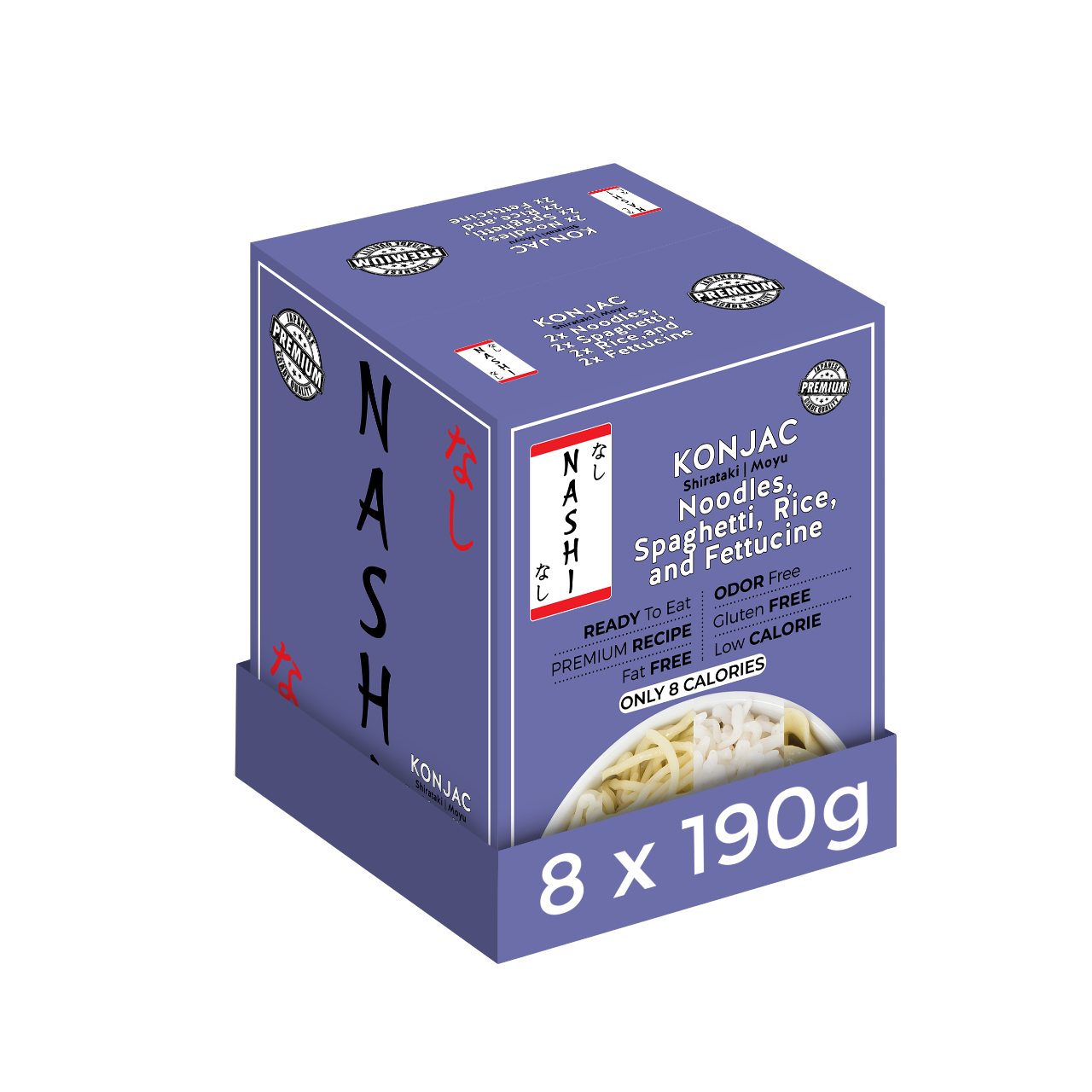 Nashi Konjac Shirataki Mix Pack (8×190g)