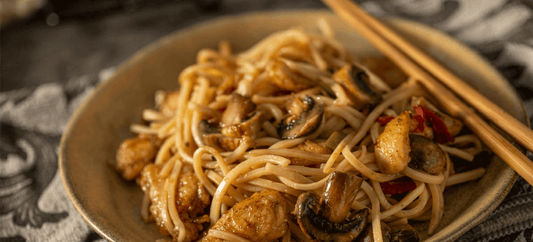 Chicken & Mushroom Tapioca Konjac Noodles