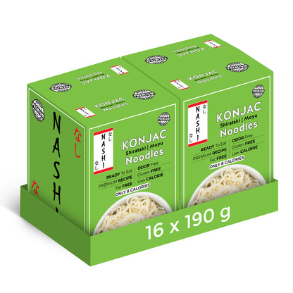 Nashi Konjac Shirataki Premium Noodles (8×190g)