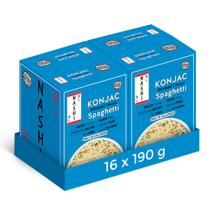 Nashi Shirataki Konjac Moyu Spaghetti (8×190g)
