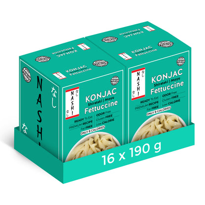 Nashi Shirataki Konjac Fettuccine Pasta (8×190g)