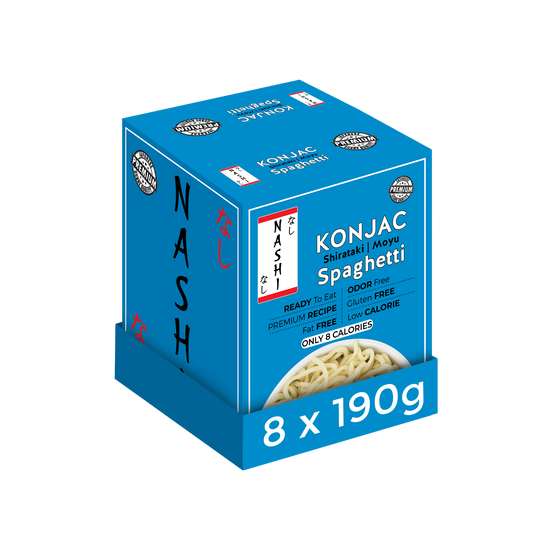 Nashi Shirataki Konjac Moyu Spaghetti (8×190g)