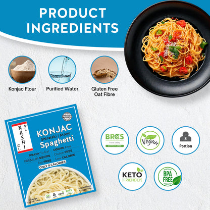 Nashi Shirataki Konjac Moyu Spaghetti (8×190g)