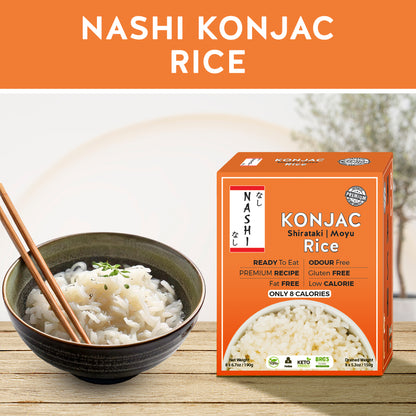 Nashi Shirataki Konjac Moyu Rice (8×190g)