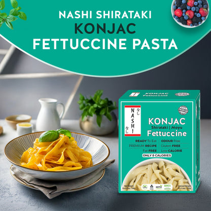 Nashi Shirataki Konjac Fettuccine Pasta (8×190g)