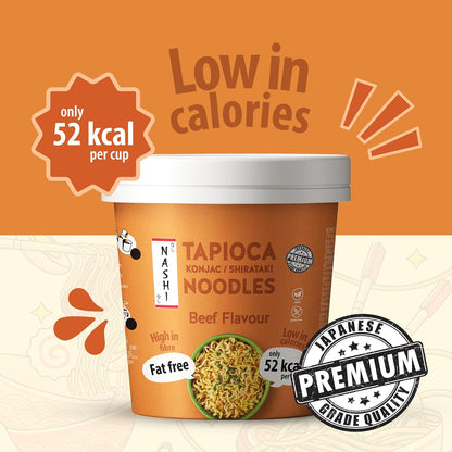Nashi Tapioca Konjac Shirataki Pot Noodles Combo (Packo f 6)